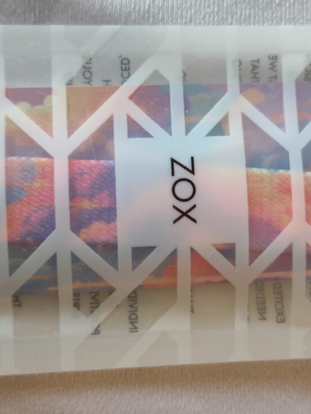 Zox Large Bracelet Trust in Him Inspirational Scripture Bible Faith Cross OG